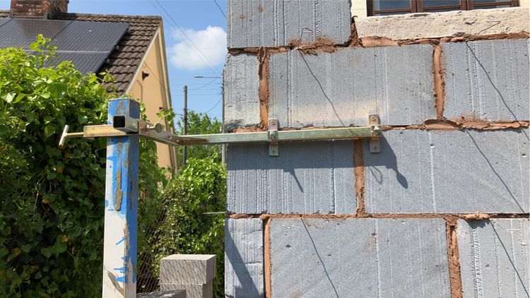 Customer photo review of Timber Clamp Brackets (pair)