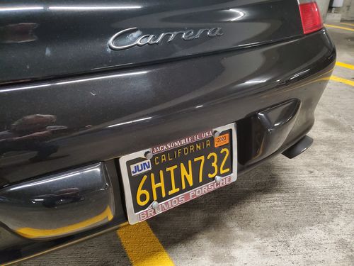 Customer photo review of 1968 CALIFORNIA LICENSE PLATE 6"x12" (156.5mm x 305mm)