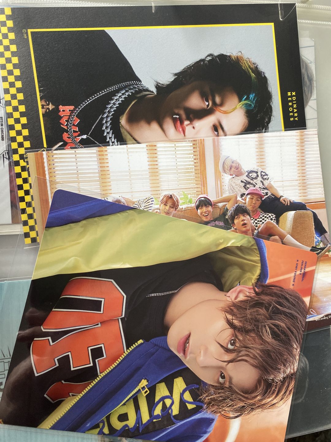 Customer photo review of LIMITED EDITION: PREMIUM POSTCARD SLEEVES - INDIGO VERSION (154x213MM)