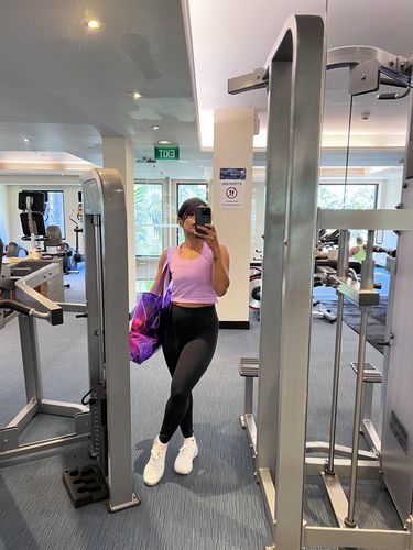 Customer photo review of Classic Tote Bag Purple