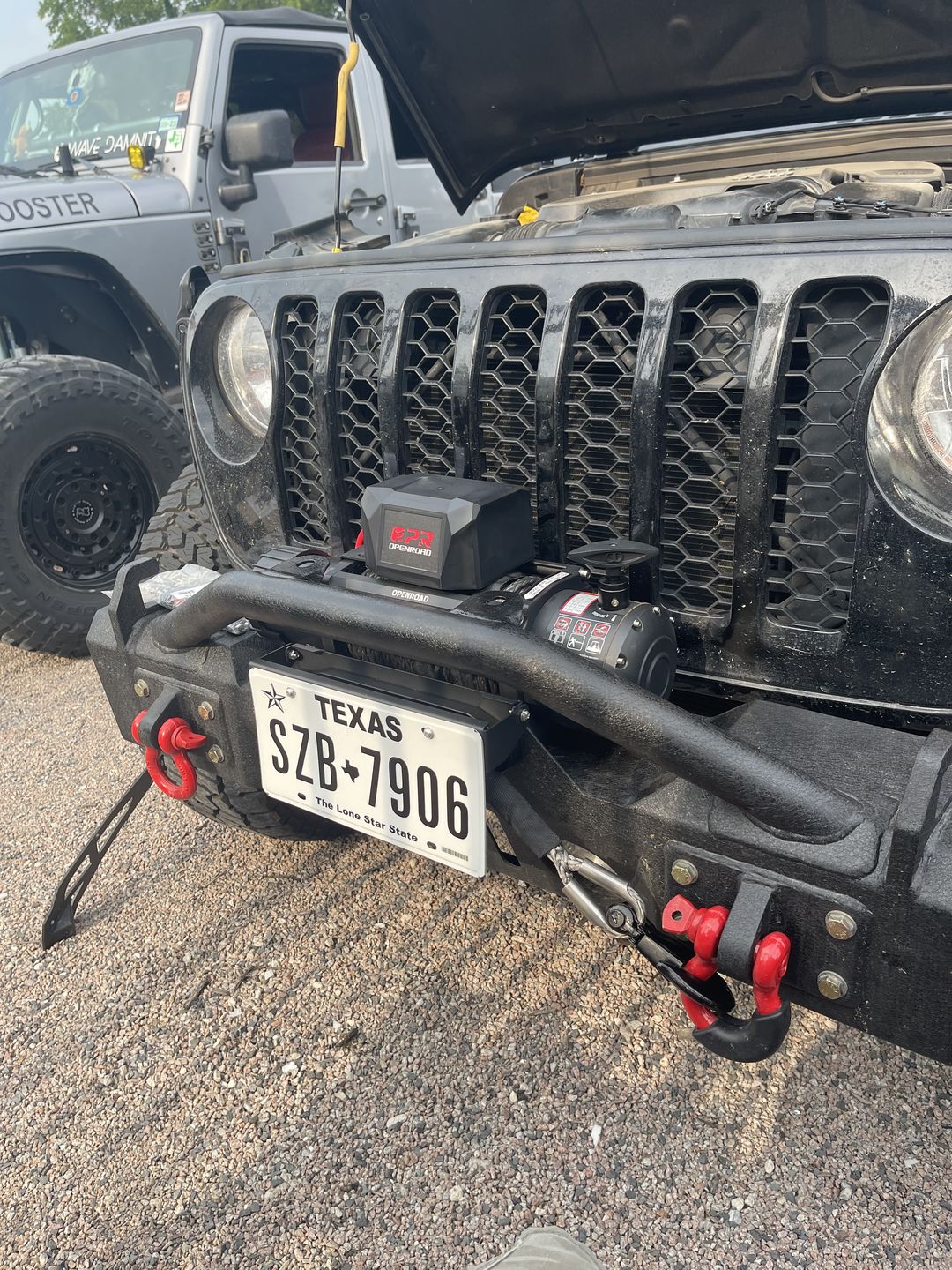 Customer photo review of OPENROAD 13,000 lbs Winch with Synthetic Rope - Panther Series 2s