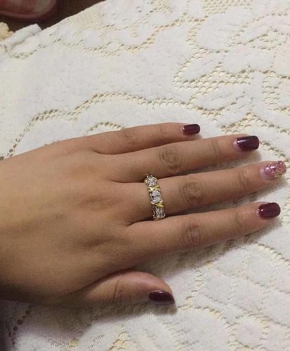 Customer photo review of Oveallgo™Magnetology Moissanite Diamond Ring（Limited time discount 🔥 last day）