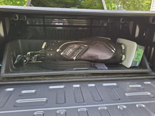 Customer photo review of Last Boks Truck Bed Organizer Storage Box