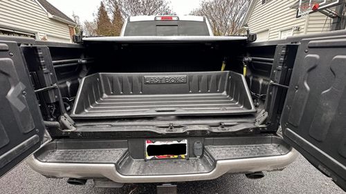 Customer photo review of Last Boks Truck Bed Organizer Storage Box