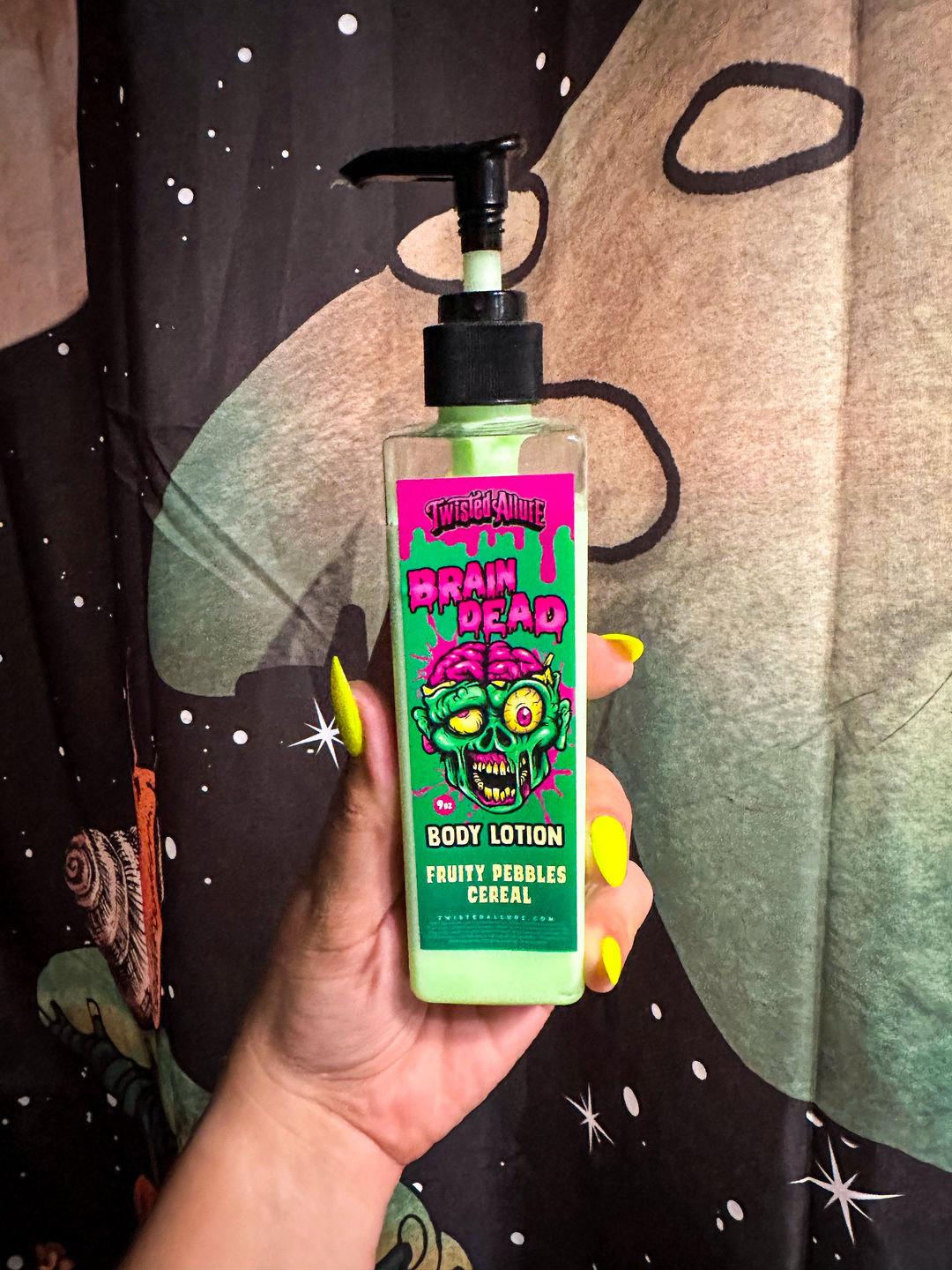 Customer photo review of Brain Dead Body Lotion (Fruity Pebbles Cereal)