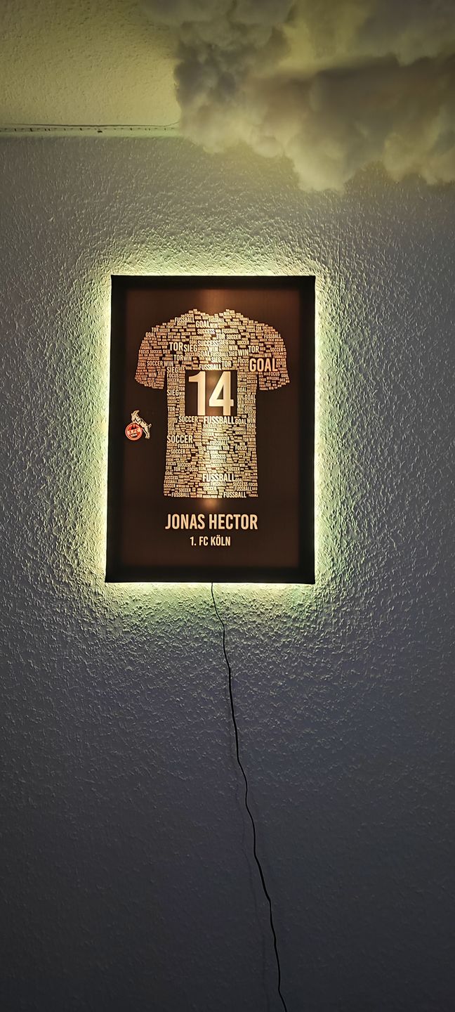 Customer photo review of Golden Trikot Dein Verein