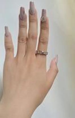 Customer photo review of Oveallgo™Magnetology Moissanite Diamond Ring（Limited time discount 🔥 last day）