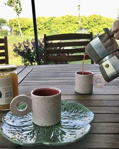 Customer photo review of The Mini Mug Melting Blue