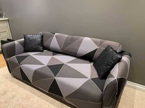 Customer photo review of Trendize Exclusive Stretchable Sofa Cover