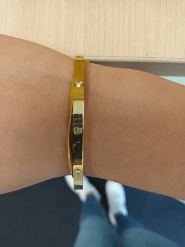 Customer photo review of Timeless Affection Stone Armreif