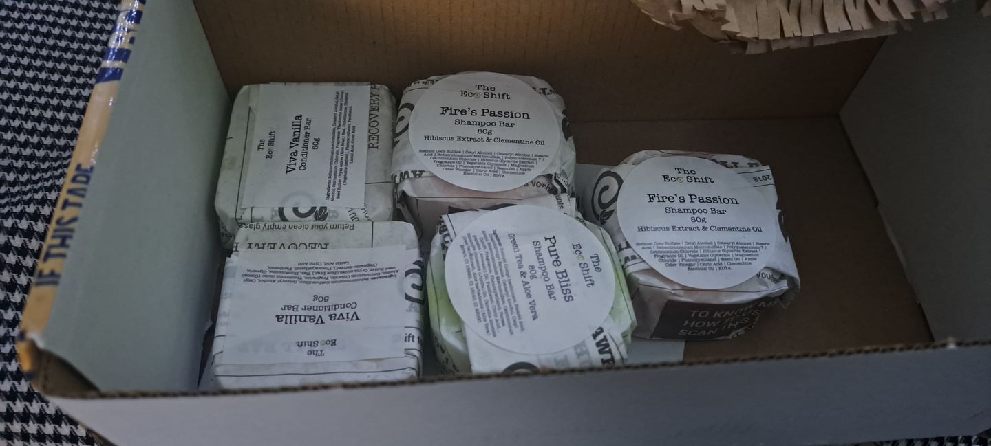 Customer photo review of Anti Hair Fall Shampoo Bar Pure Bliss
