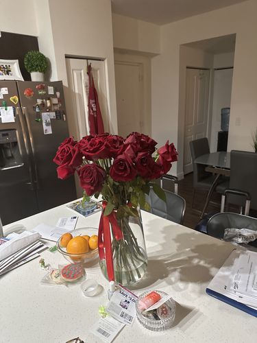 Customer photo review of Red Rose Bouquet