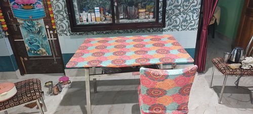 Customer photo review of DivineTrendz Exclusive - Multi-Coloured Vintage Elastic Chair & Table Cover