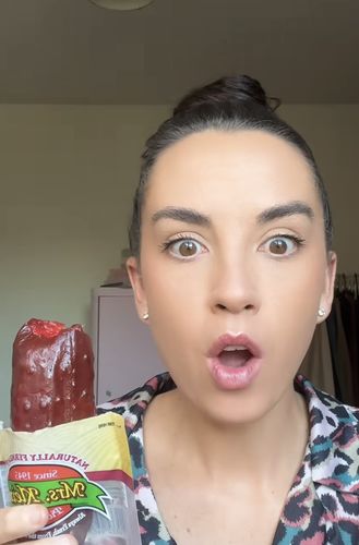 Customer photo review of Mrs Klein’s Red Chamoy Giant Pickle In-a-Pouch - Chamoy Flavour
