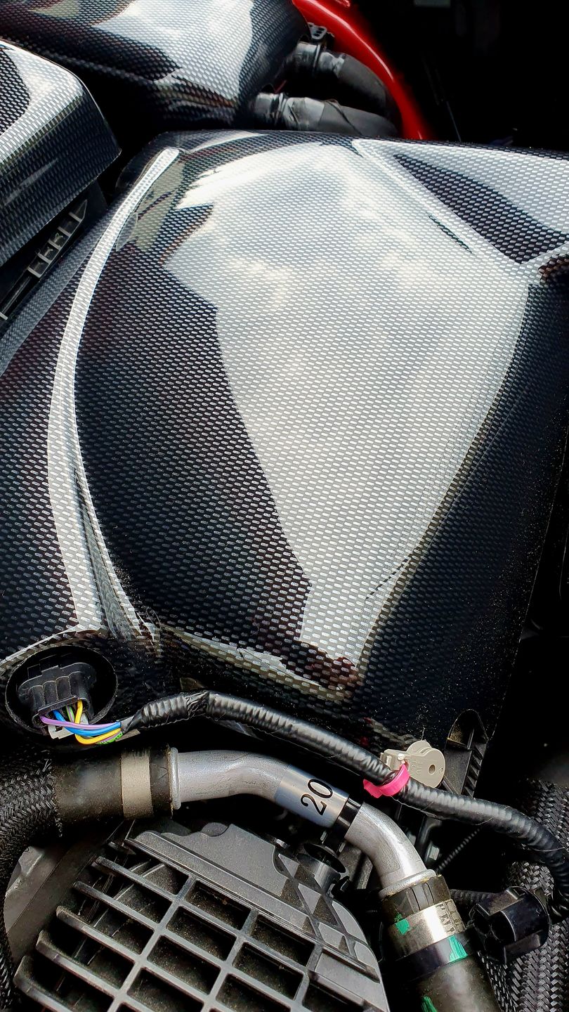 Customer photo review of Proform Airbox Cover (various colours) - Mk4/4.5 Focus ST