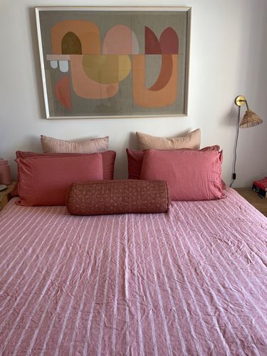 Customer photo review of Earth Star - Round Yoga Bolster