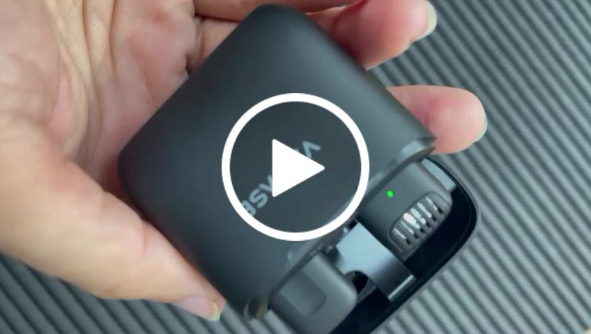 Customer video review of Microfone de Lapela Wireless Lightning
