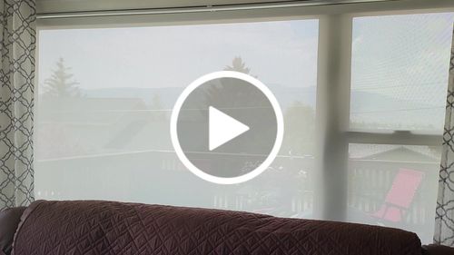 Customer video review of SmartWings Motorized Light Filtering Solar Shades 5% Openness Aventus