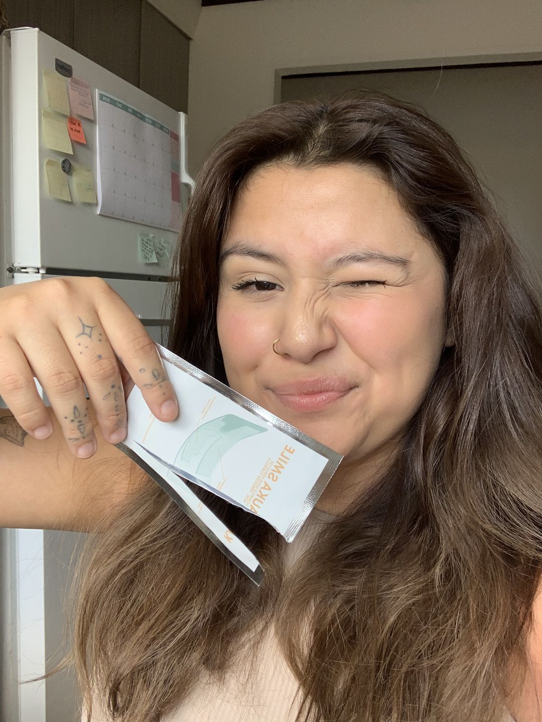 Customer photo review of Bandes Blanchissantes PAP (sans peroxyde)