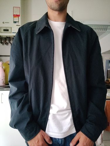 Customer photo review of Burberry Vintage Nova Check Harrington Jacket (S)