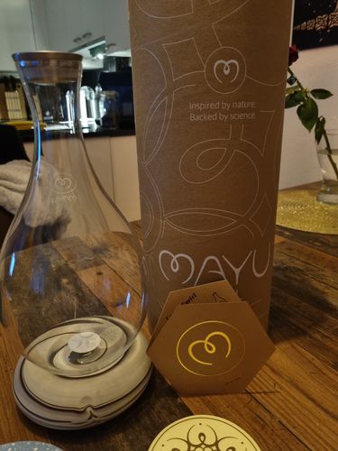 Customer photo review of MAYU® SWIRL Wirbelkaraffe EARTH (1,5l) *NEU!*
