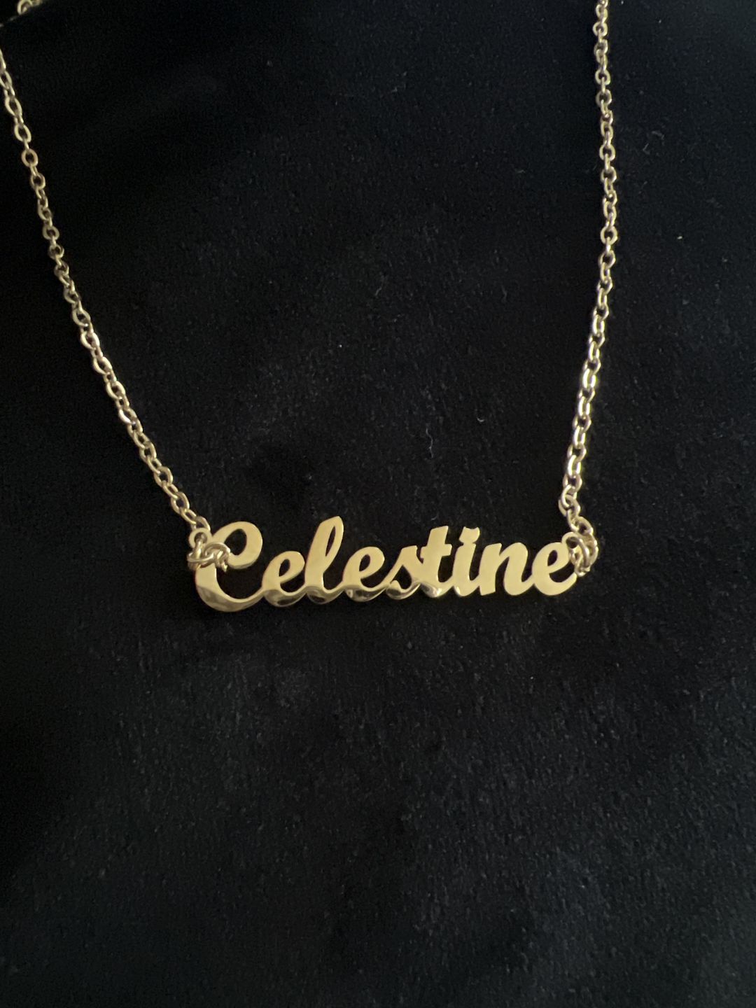 Customer photo review of Personalized Original Name Necklace