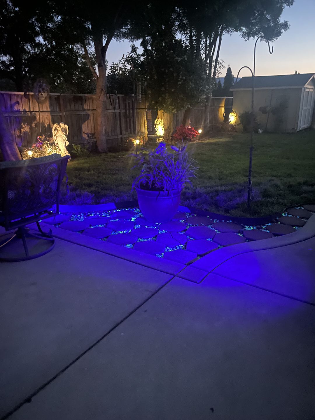 Customer photo review of TSUN 4/7 LEDs Outdoor Solar Spot Lights