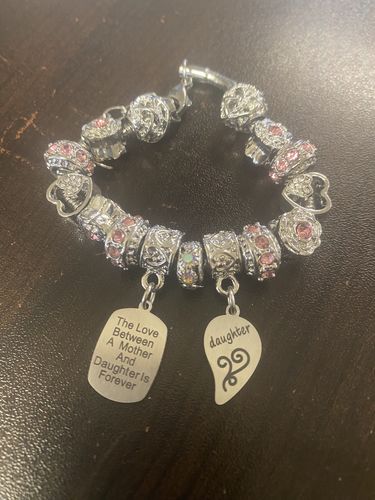 Customer photo review of Mother Daughter Eternal Love Bracelets
