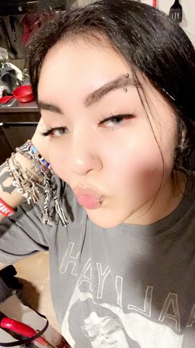 Customer photo review of Polar Lights Gray Contact Lenses(12 months of use)