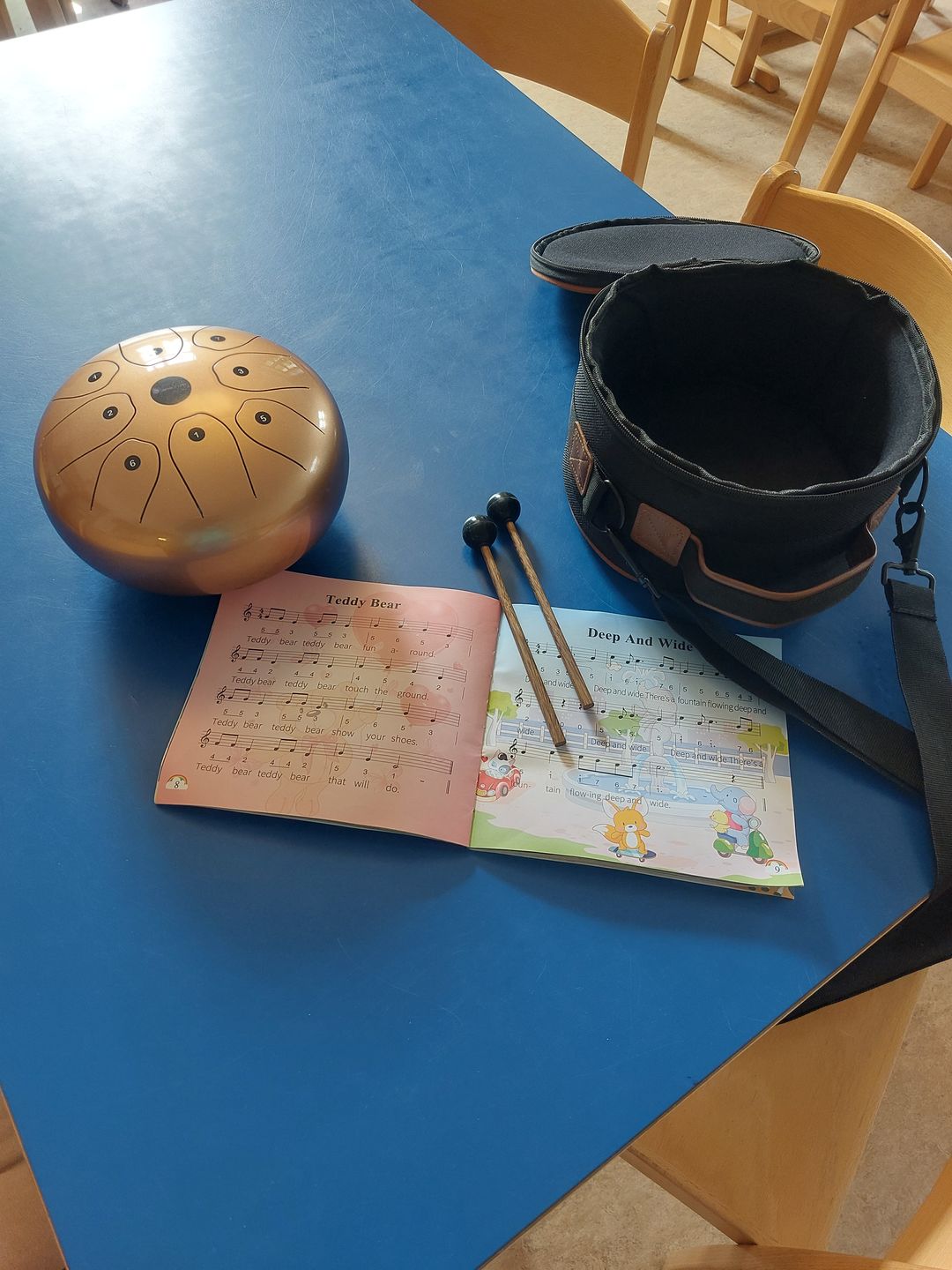 Customer photo review of Sonodrum Zungentrommel - "Standard" - Handgefertigt - (14cm / 20cm) - 8 Zungen - C-Dur