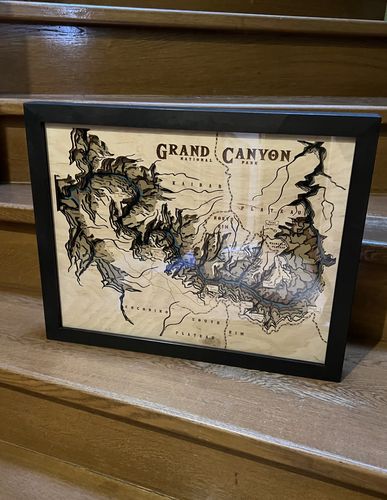 Customer photo review of GRAND CANYON 3D MAP