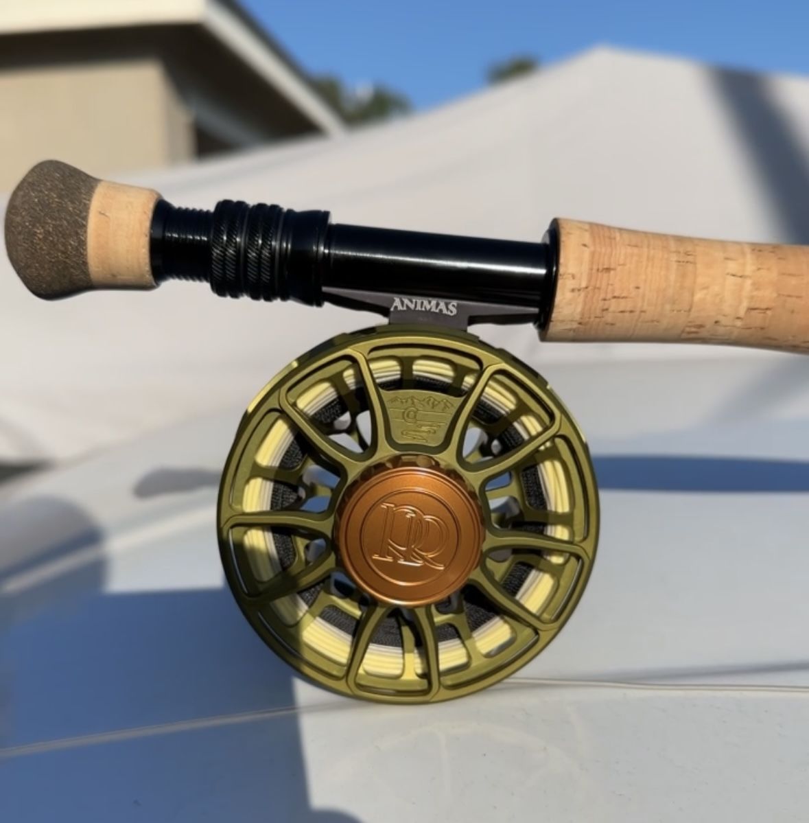 Customer photo review of Ross Animas Fly Reel
