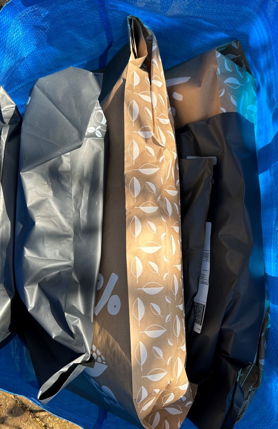 Customer photo review of Compostable Mailing Bags