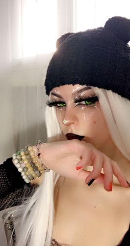 Customer photo review of Hulk Contact Lenses(12 months of use)