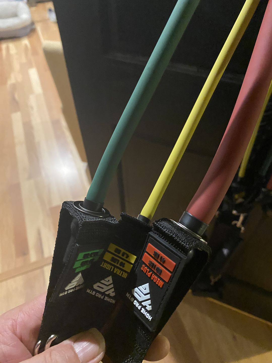 Customer photo review of Stackable Resistance Band Set