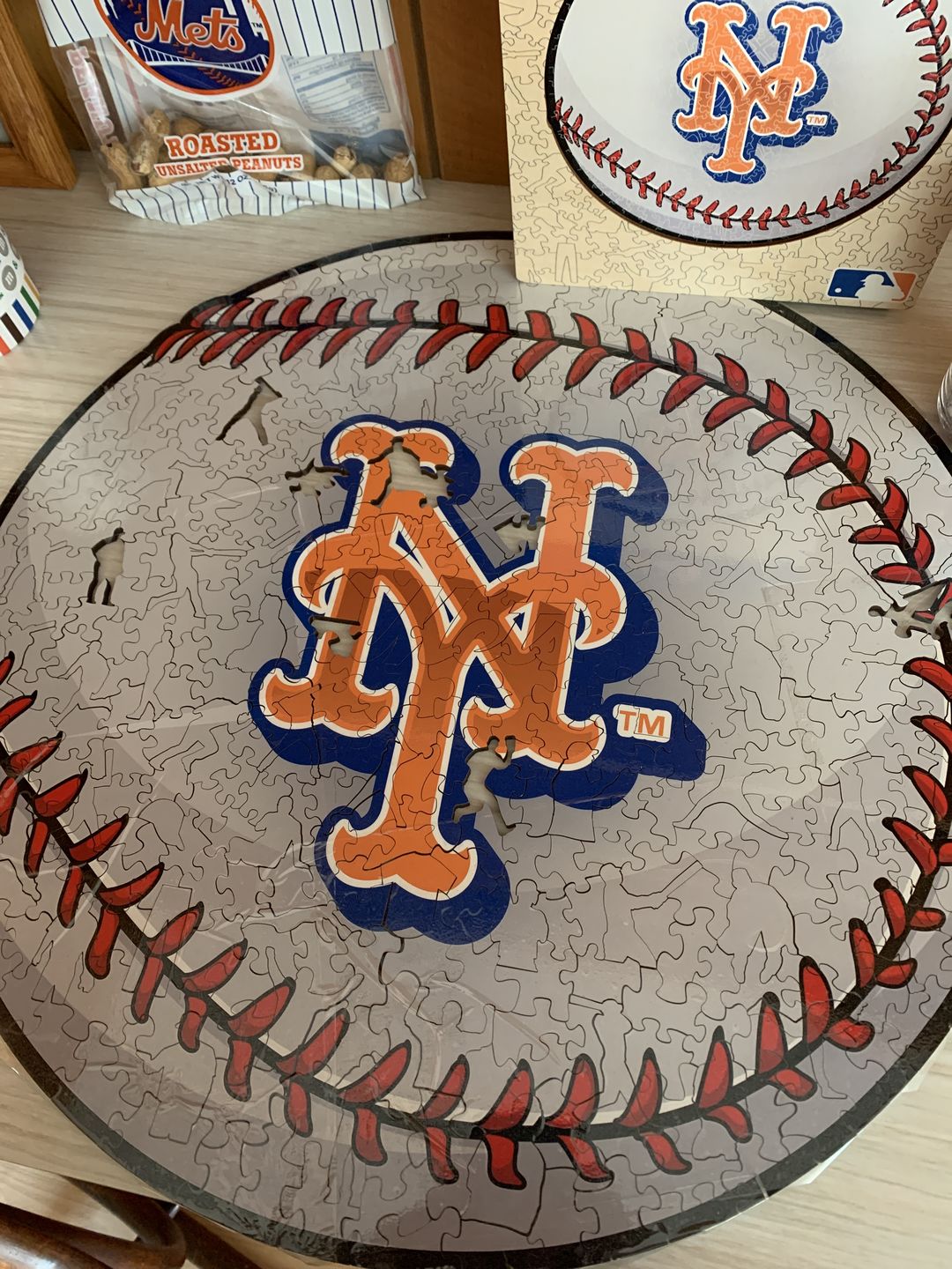 Customer photo review of New York Mets® - Official Wooden Puzzle