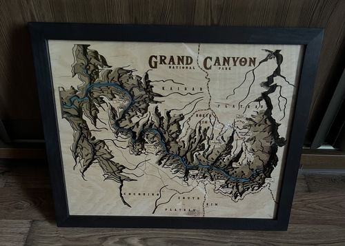Customer photo review of GRAND CANYON 3D MAP