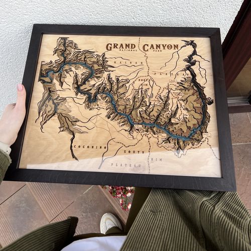 Customer photo review of GRAND CANYON 3D MAP