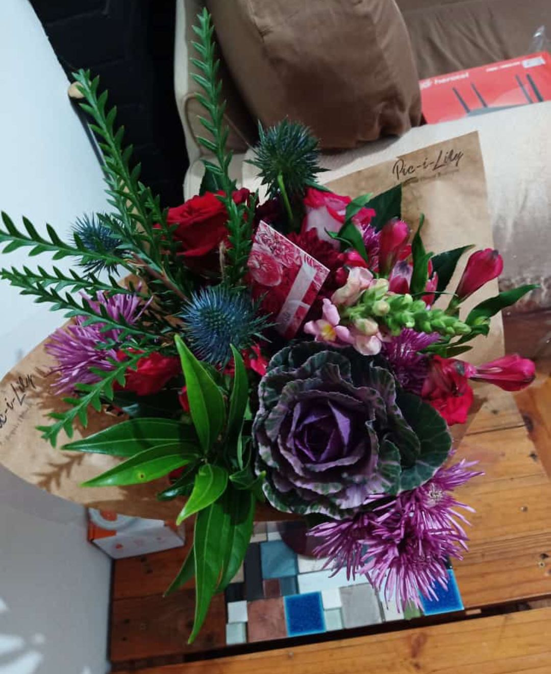 Customer photo review of Fresh Flower Bunch (Moody)