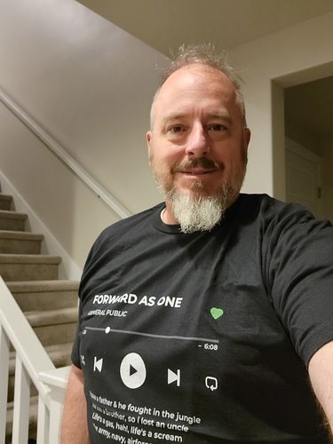 Customer photo review of Your Favorite Song T-Shirt Music Player