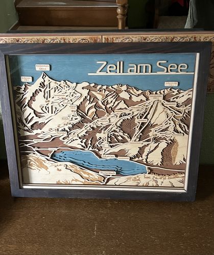 Customer photo review of 3D SKI RESORT MAP: ZELL AM SEE