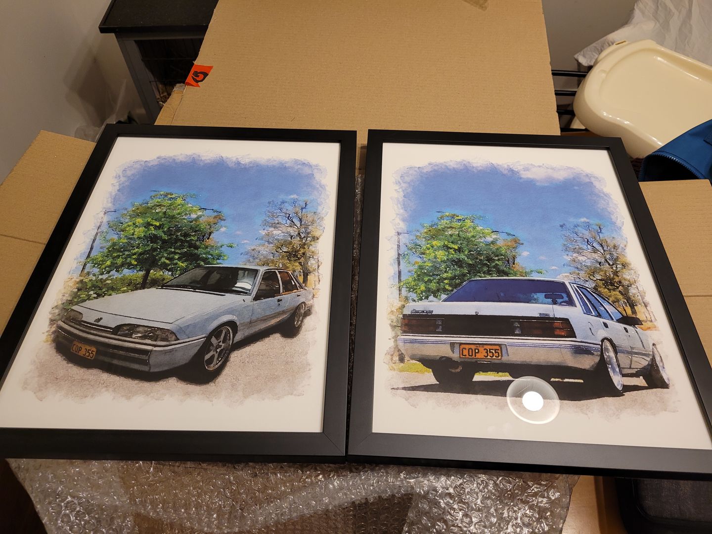 Customer photo review of Custom Favorite Place Portrait