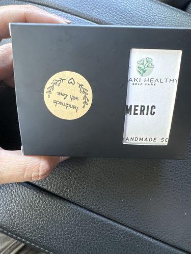 Customer photo review of Turmeric Face Soap