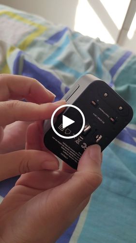 Customer video review of Adaptador Universal de tomadas VX Case com 3 USBs e 2 Type-C