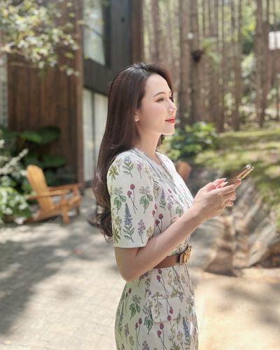 Customer photo review of Ariana Zipped Chest Mini Dress & Belt