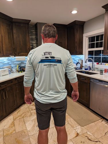 Customer photo review of Custom Digital Boat Artwork