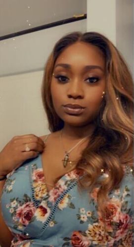 Customer photo review of Luvwin 180% Density Popular Highlight HD Lace Frontal Body Wave Wig