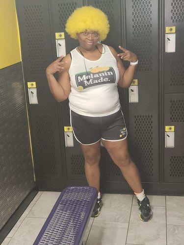 Customer photo review of Melanin Made Short Set