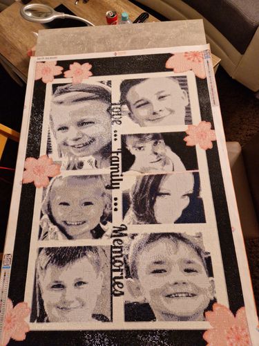 Kundenbewertung mit Foto zu Eigenes Foto Diamond Painting