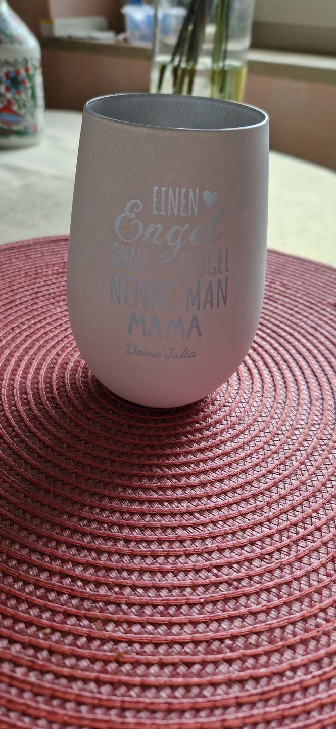 Customer photo review of Engel ohne Flügel - Personalisiertes Windlicht